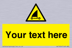 Custom Warning sand yachting